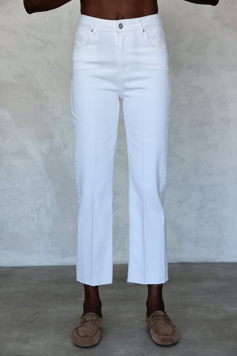 Beyaz Boyfit Jean 2004