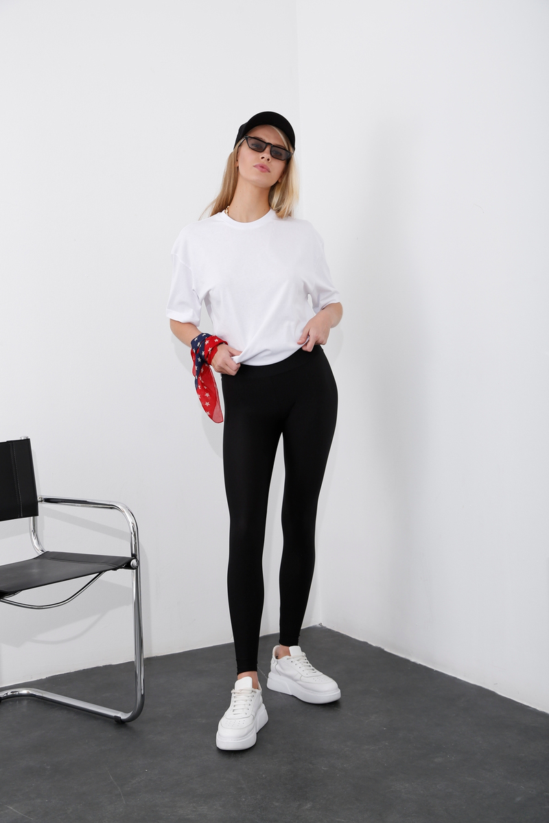 Beyaz Boyfriend Tshirt 