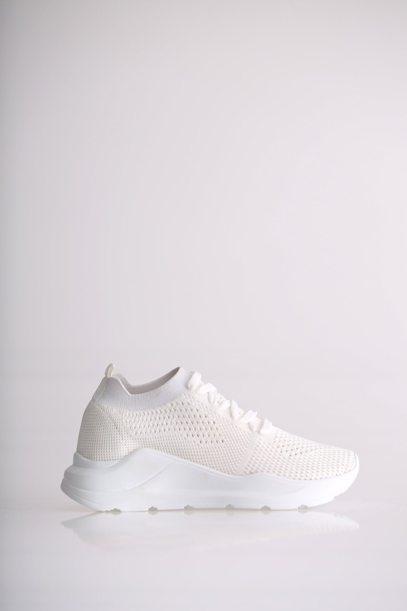 Beyaz Çorap Sneaker 