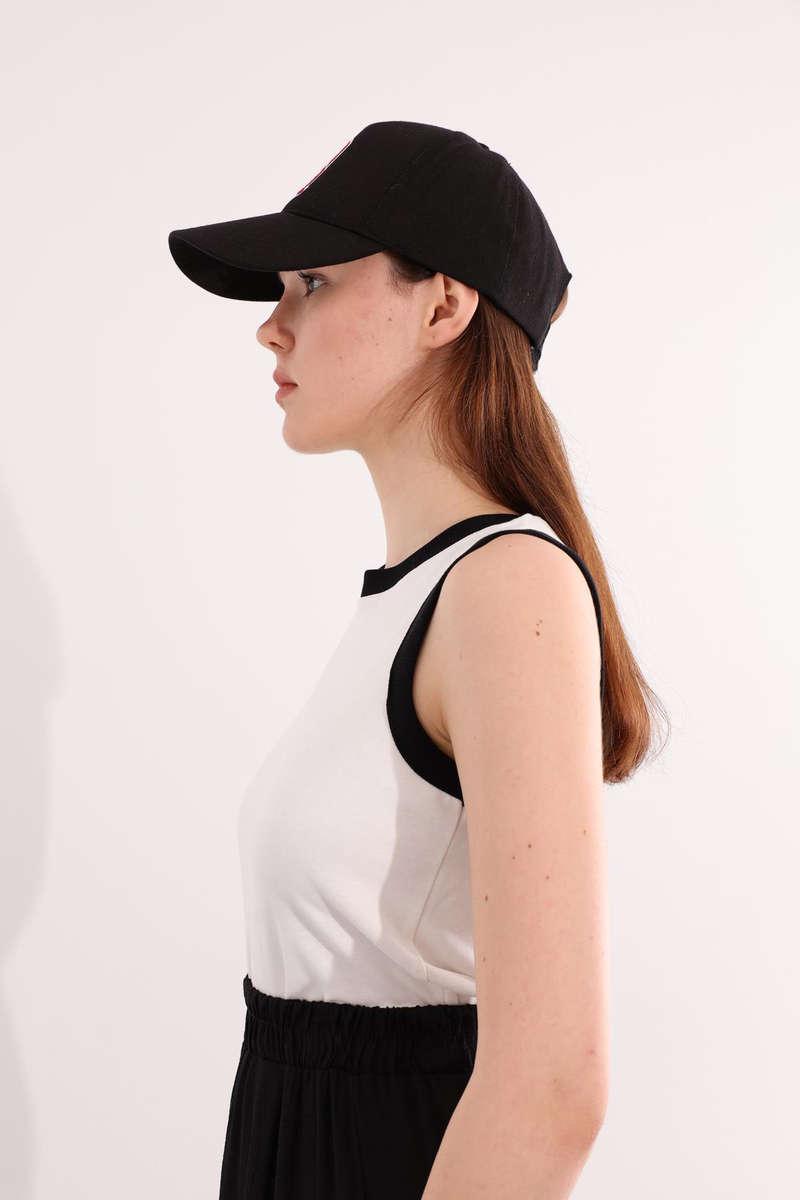 Beyaz Kontrast Atlet 