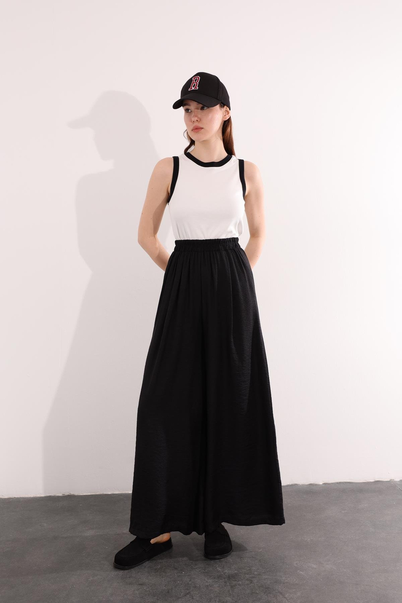 Beyaz Kontrast Atlet 