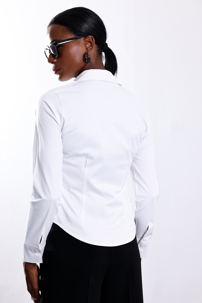Beyaz Slim Fit Gömlek 4897