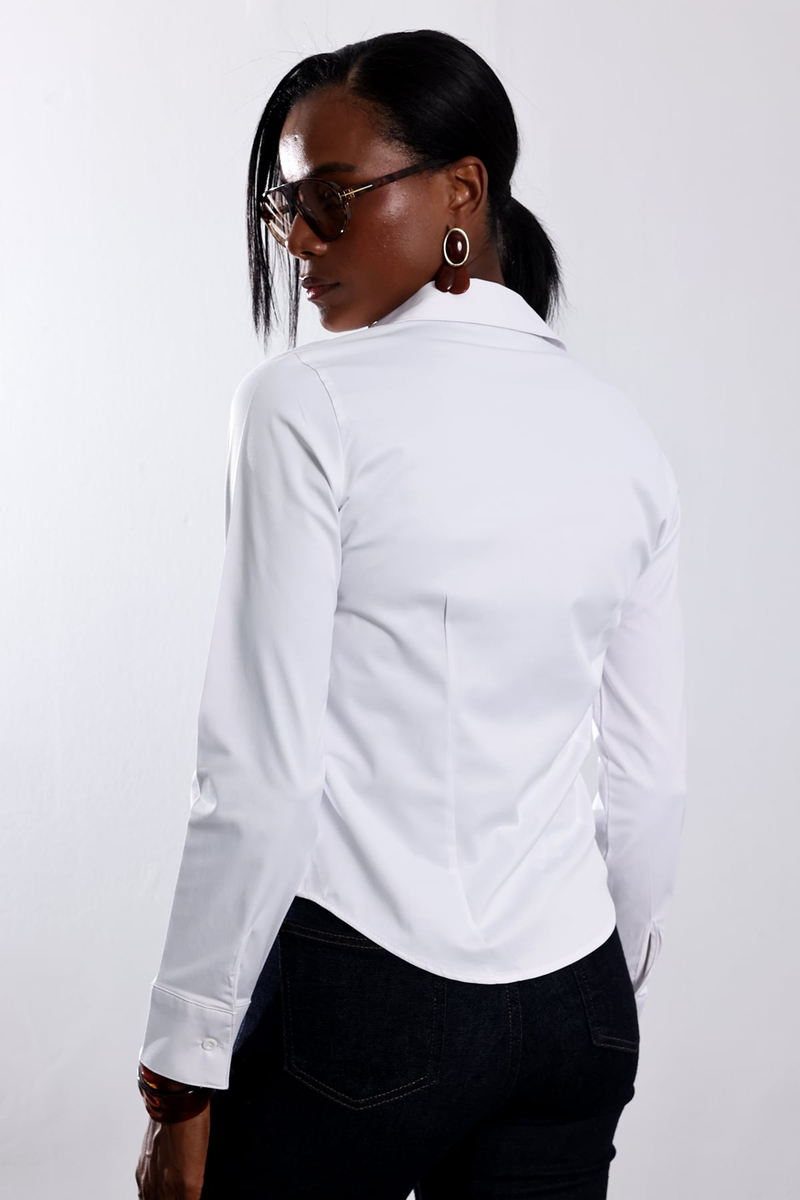 Beyaz Slim Fit Gömlek 4897