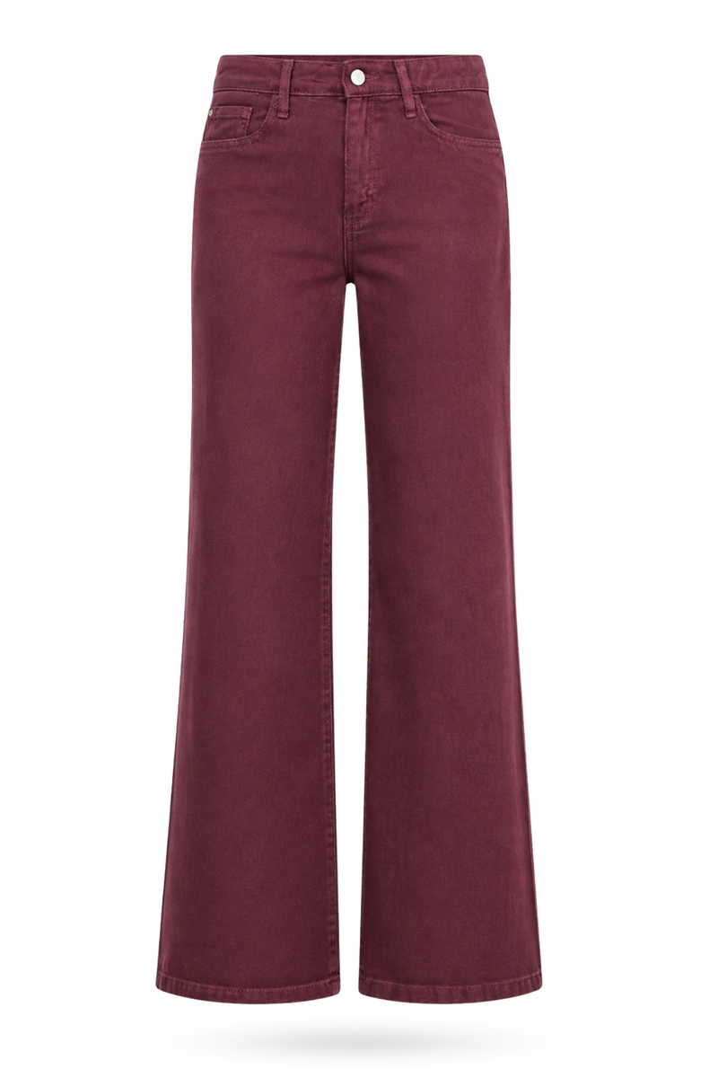 Bordo Düz Kesim Tensel Jean 031744