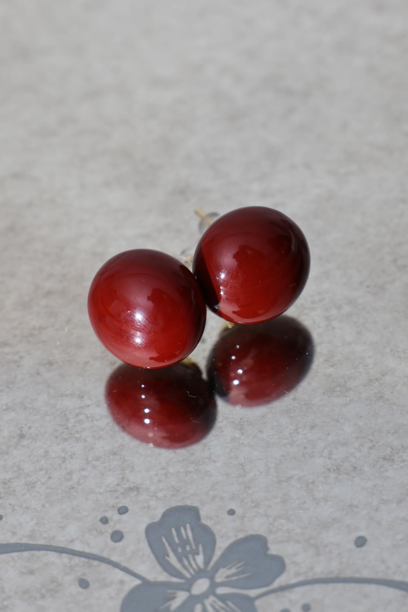 Bordo Küpe-44 