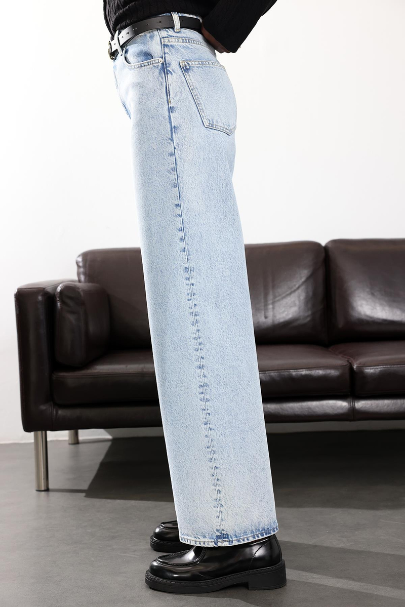 Buz Mavi Wide Leg Jean 