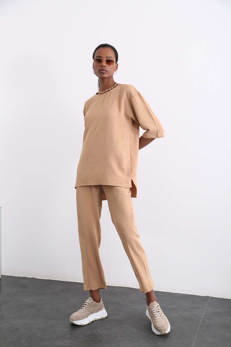Camel Crep Takım 3426