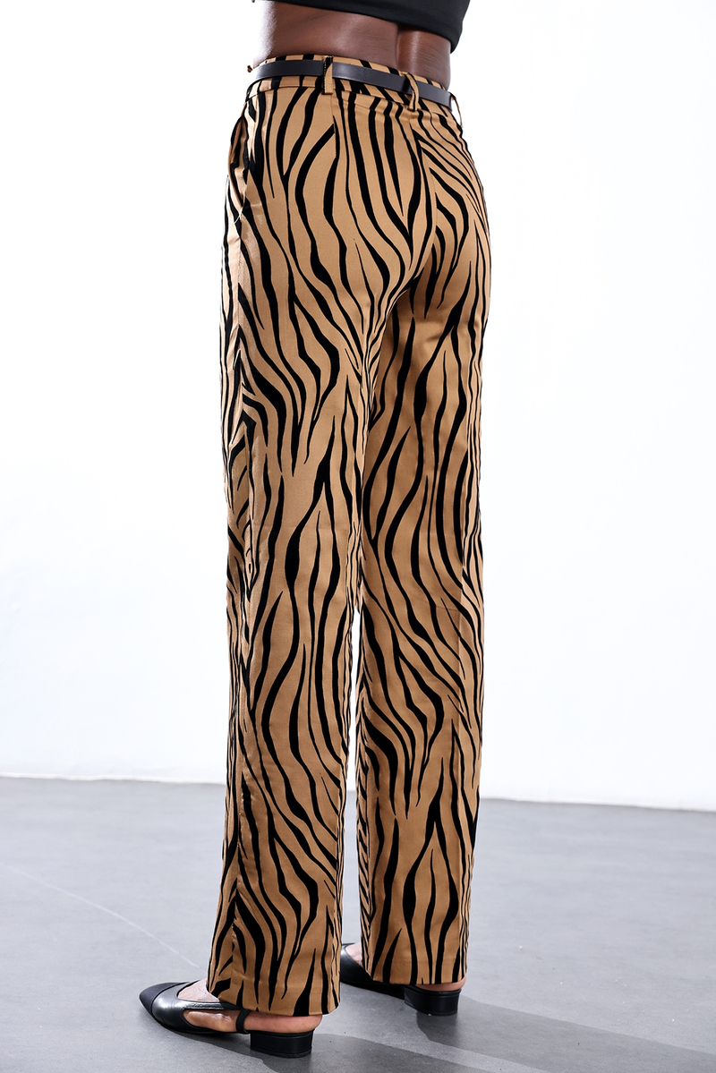 Camel Desenli Pantolon 