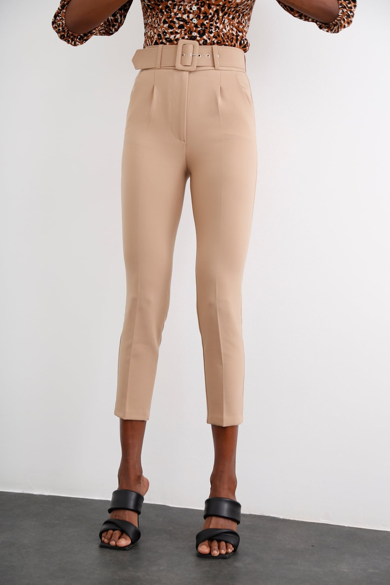 Camel Kemerli Pantolon 2204