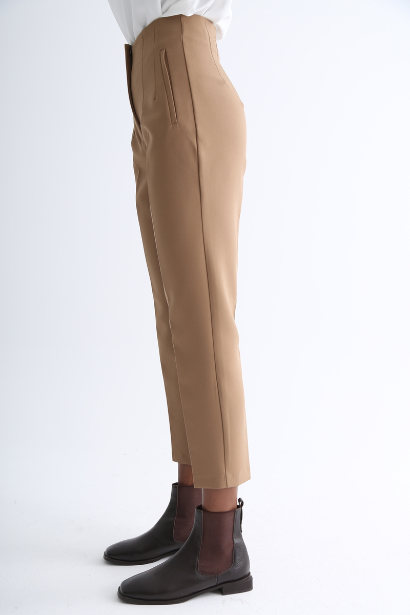 Camel Önü Flatolu Pantolon 5113