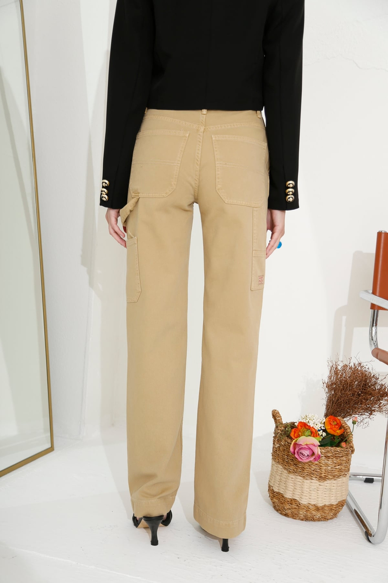 Camel Orta Bel Straight Fit Jean 2405