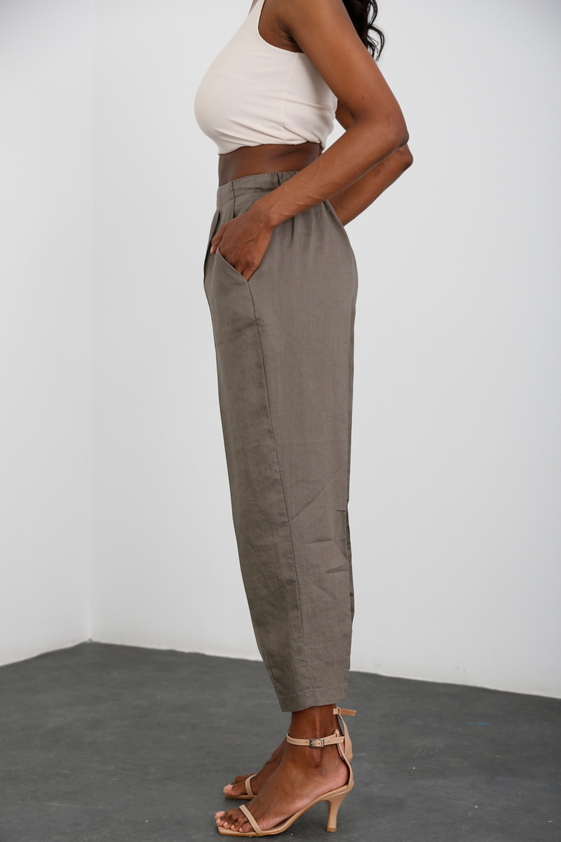 Duman Keten Pantolon 3829