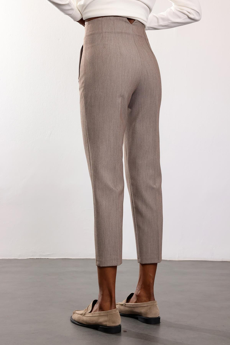 Efektli Vizon Flatolu Pantolon 5113