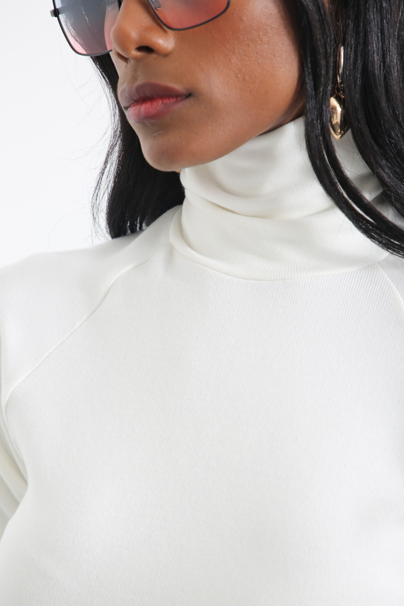 Ekru Balıkçı Basic Bluz 