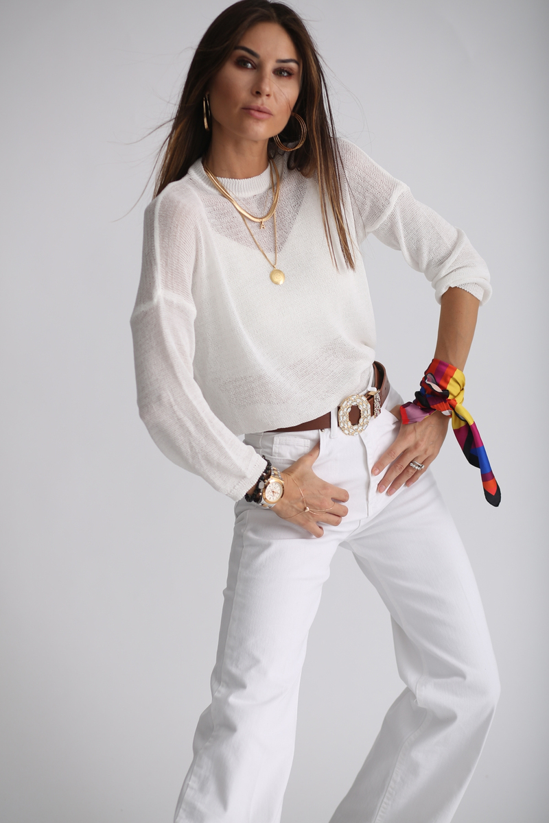 Ekru Büstiyer Triko Takım 11526