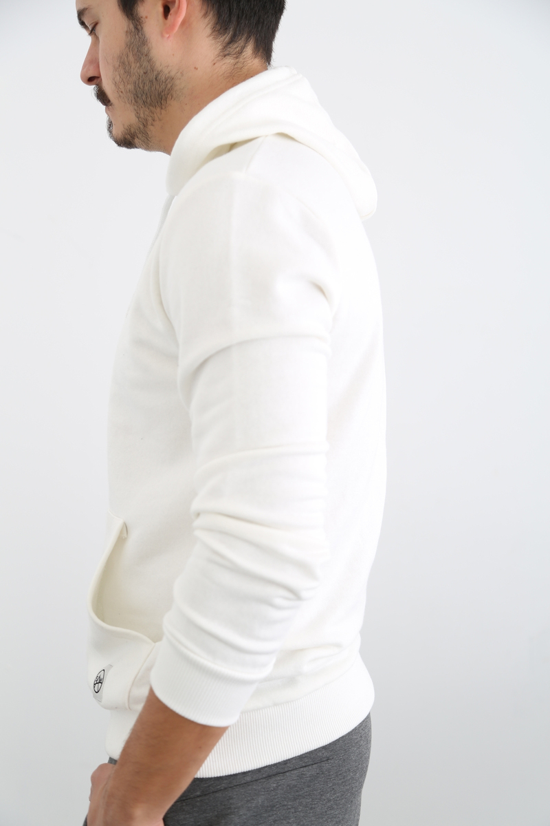 Ekru Erkek Basic Sweatshirt 21535