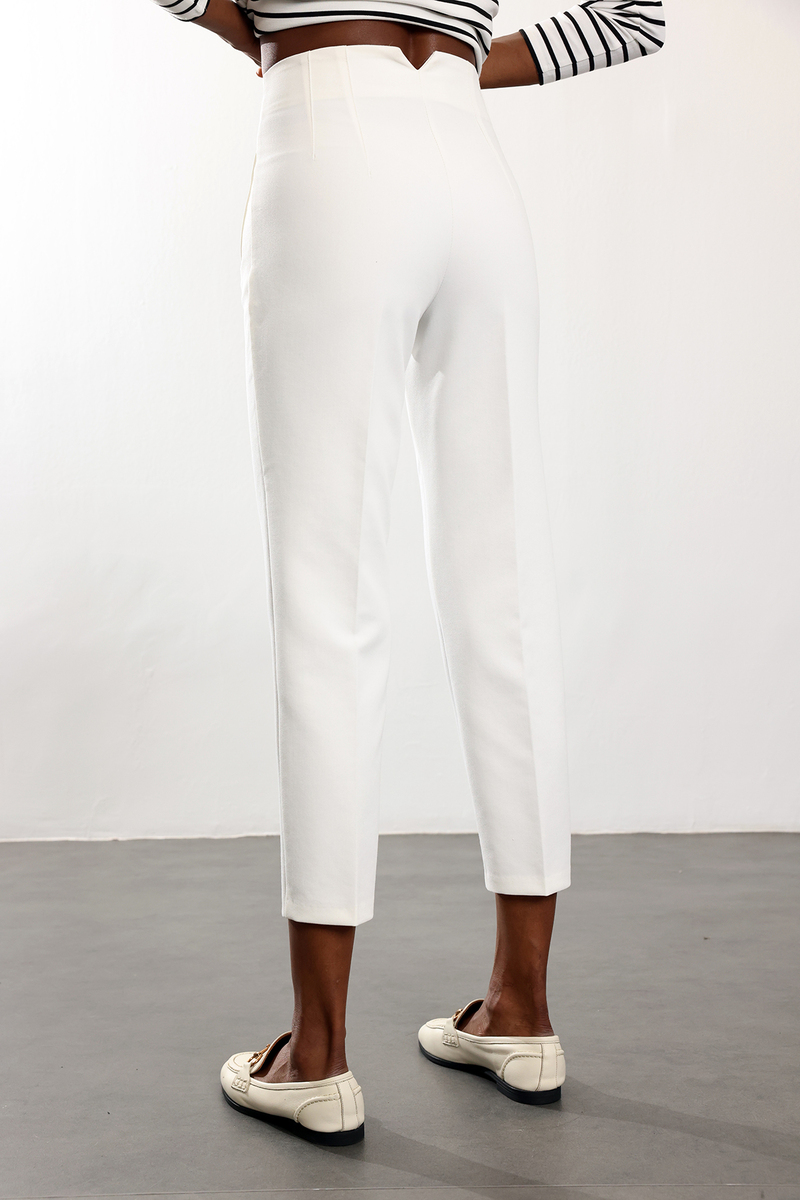 Ekru Flatolu Pantolon 5113