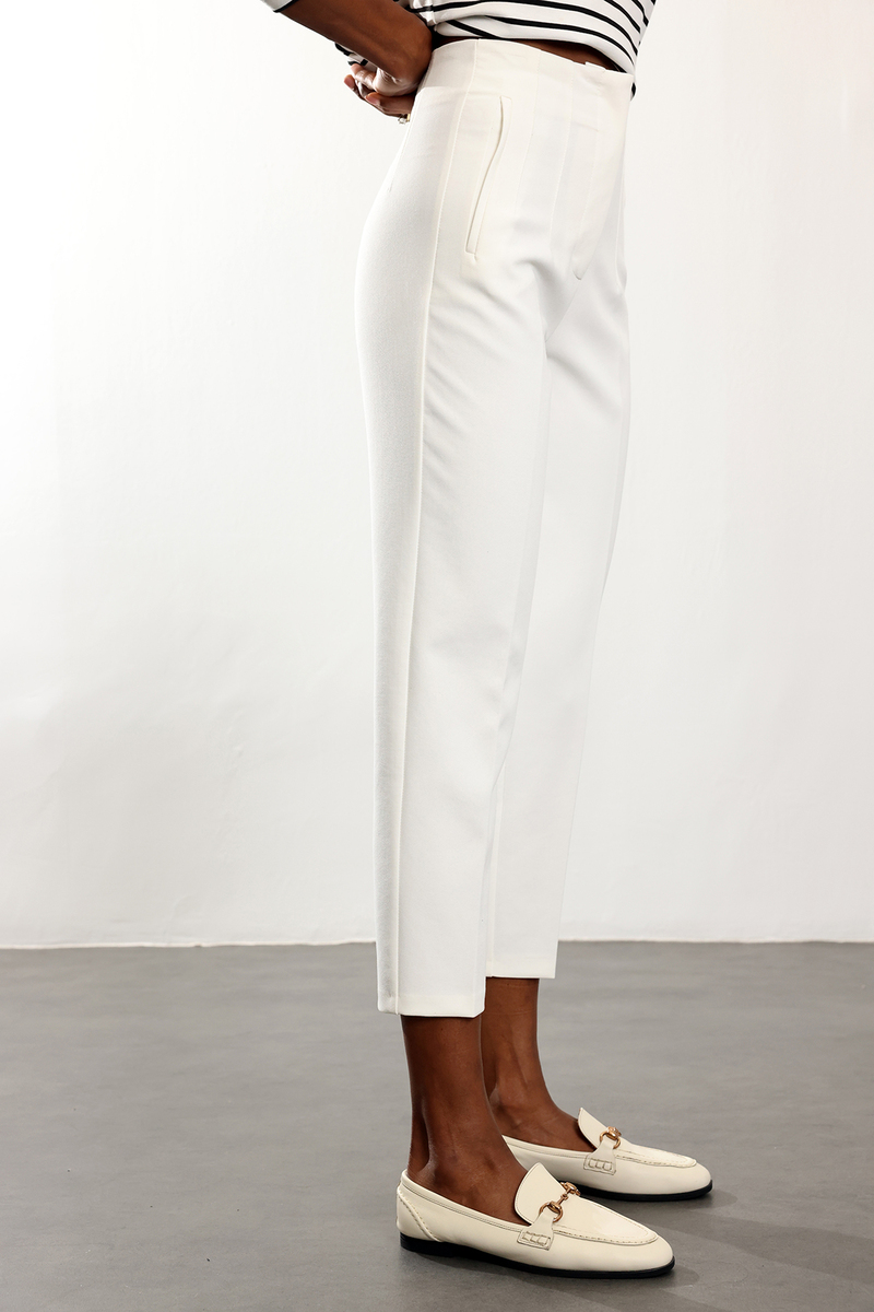 Ekru Flatolu Pantolon 5113