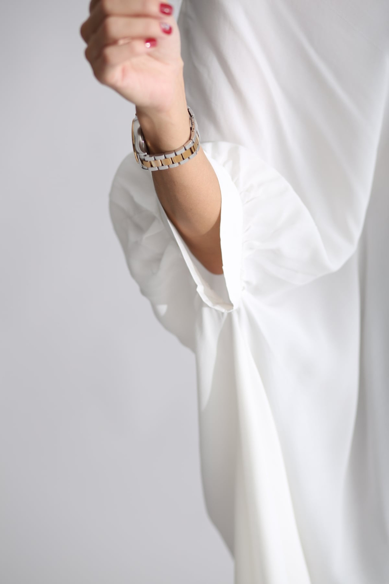 Ekru Oversize Elbise 2105