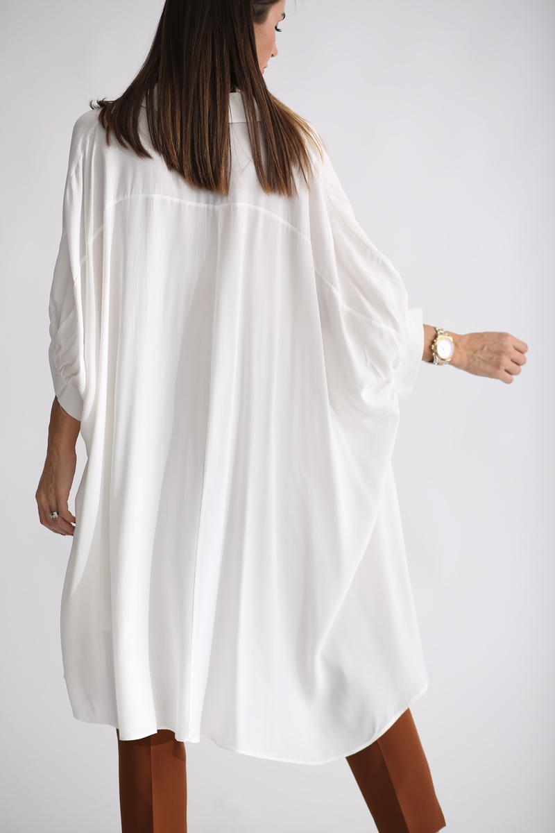 Ekru Oversize Elbise 2105