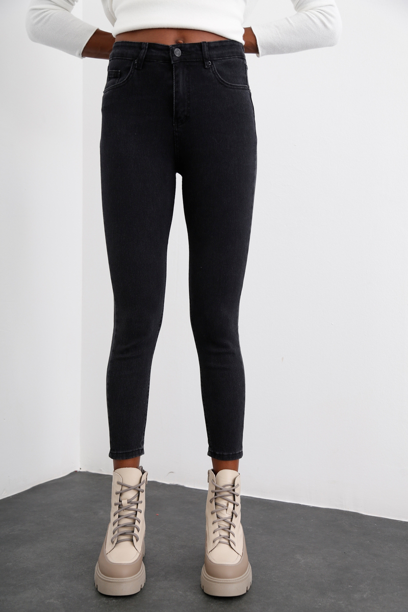 Füme Ultra Likralı Skinny Jean 