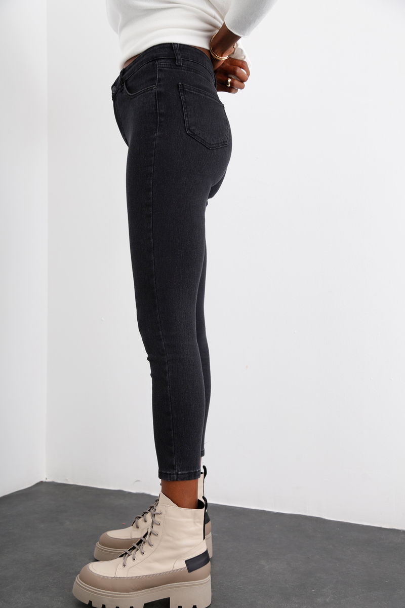 Füme Ultra Likralı Skinny Jean 