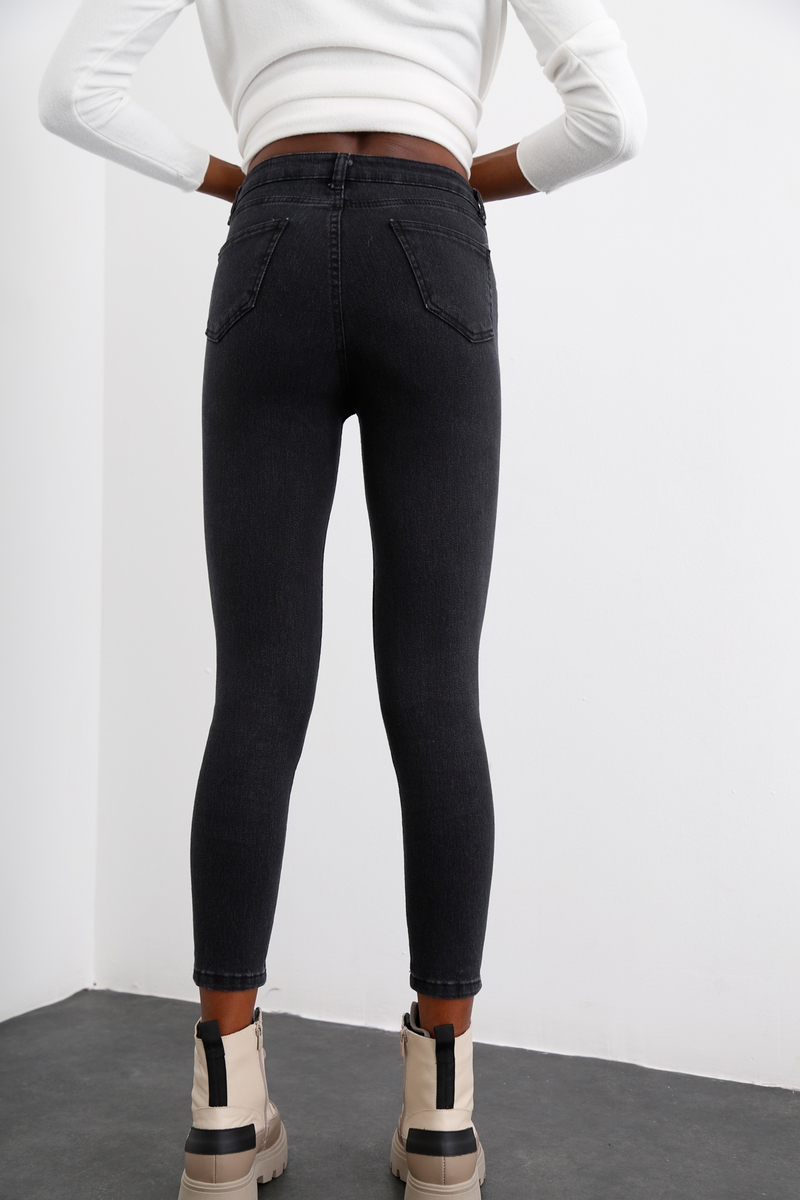 Füme Ultra Likralı Skinny Jean 