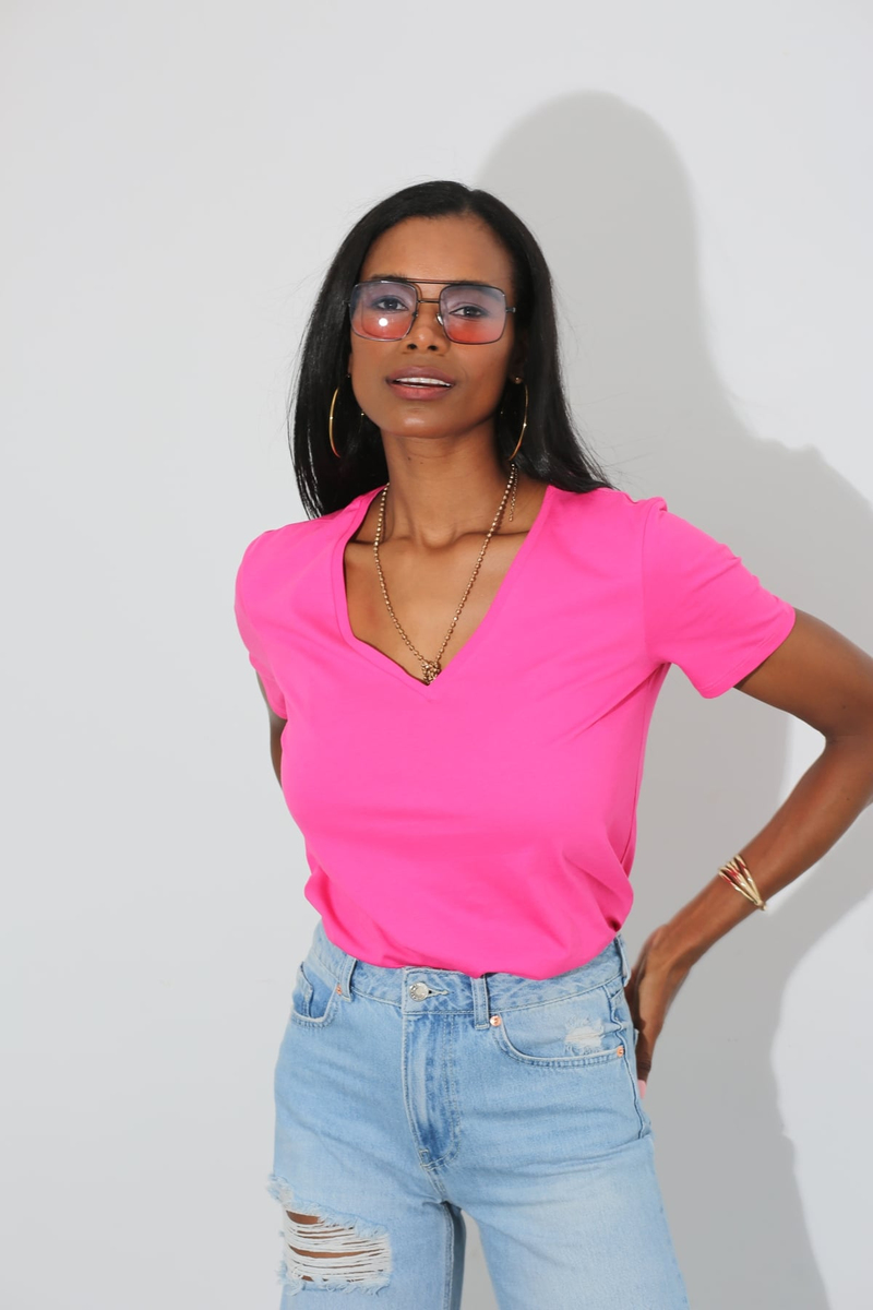 Fuşya Regular Fit Tshirt 4269