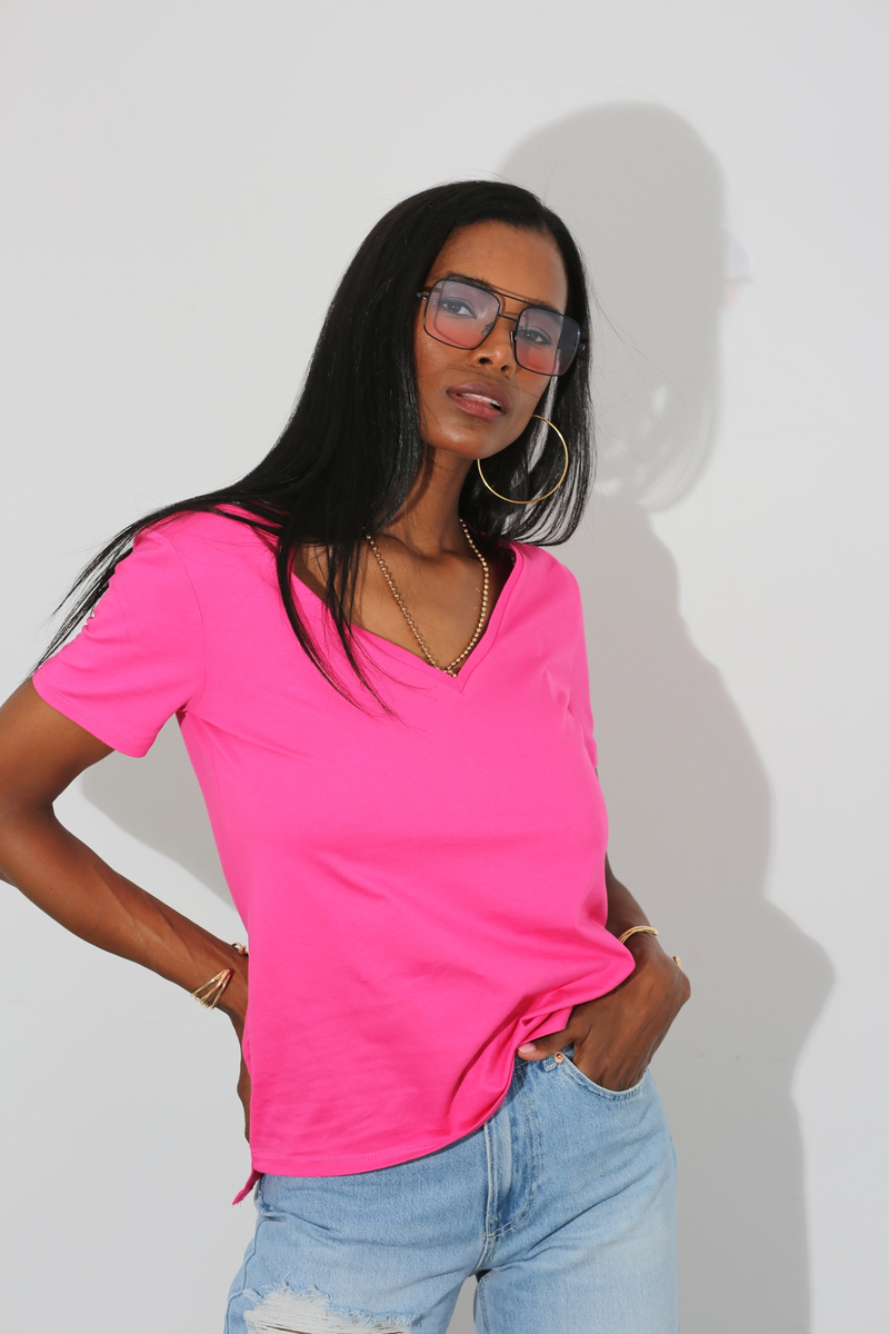 Fuşya Regular Fit Tshirt 4269