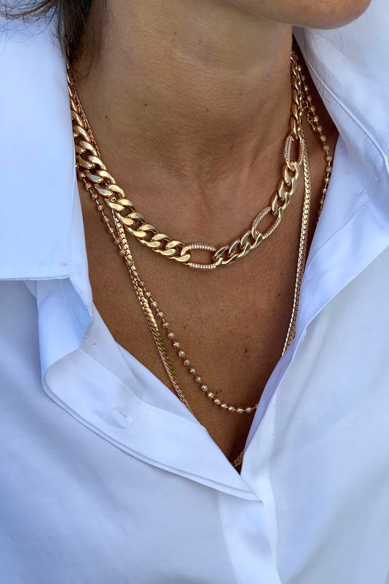 Gold Dorika Kolye 