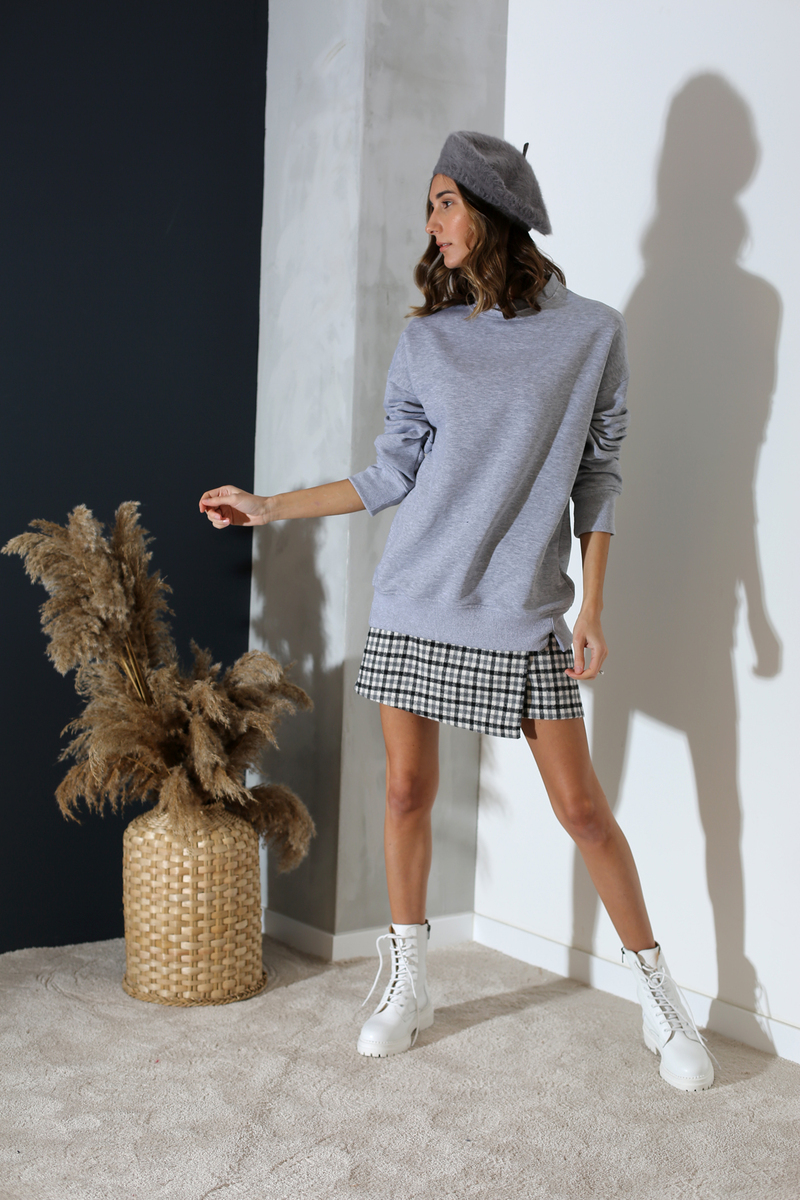 Gri Basic Sweatshirt
