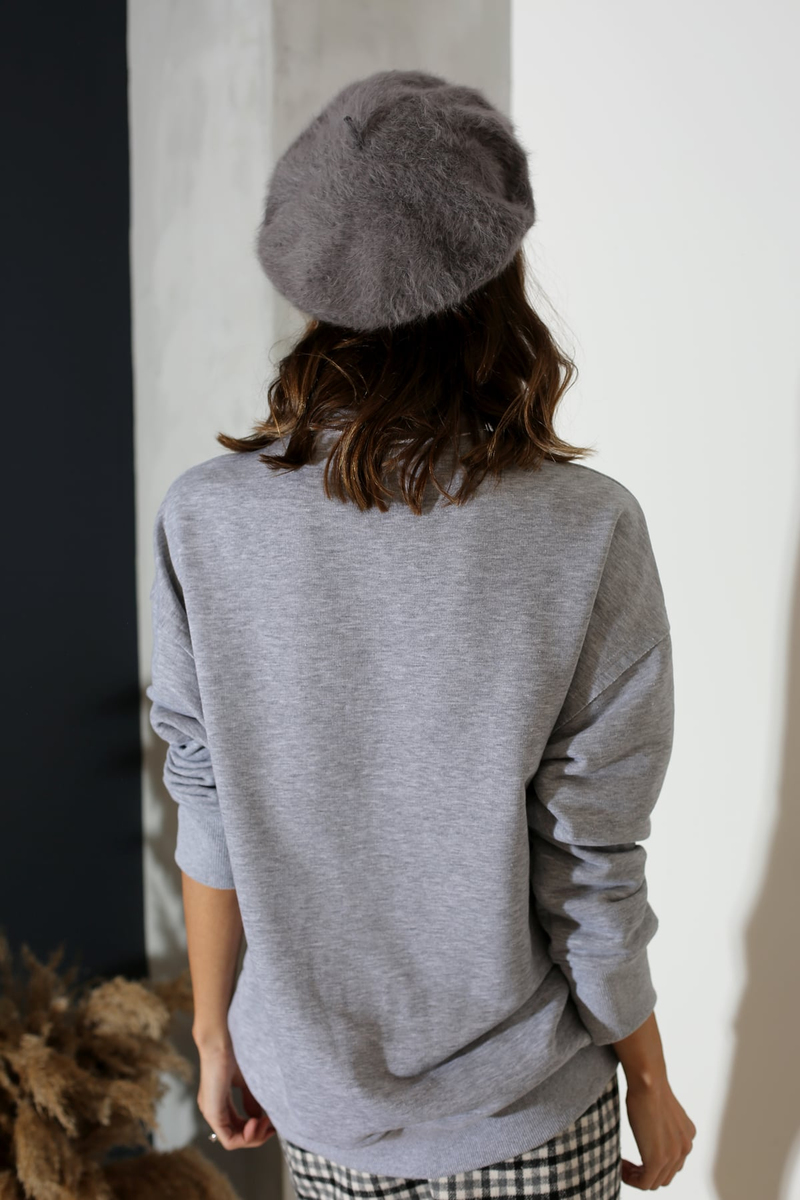 Gri Basic Sweatshirt