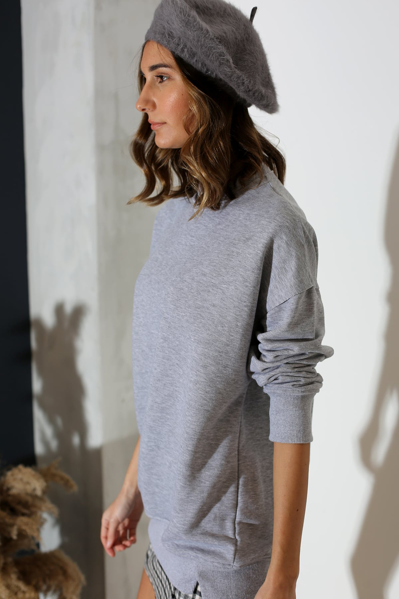 Gri Basic Sweatshirt