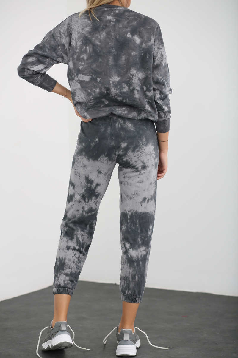 Gri Batik Desen Takım 3191