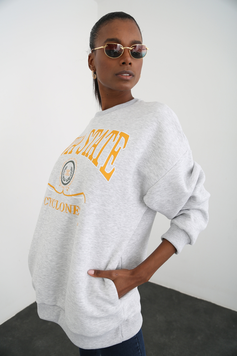 Gri Cepli Sweatshirt 