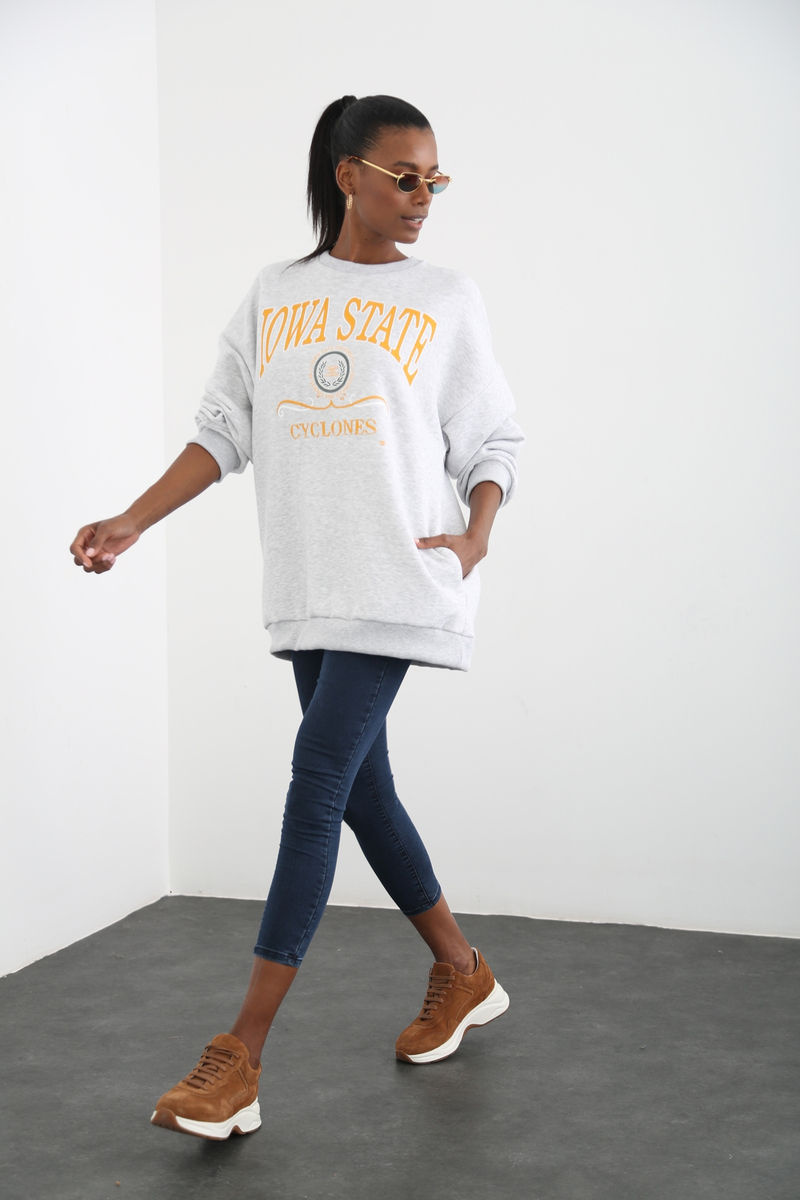 Gri Cepli Sweatshirt 
