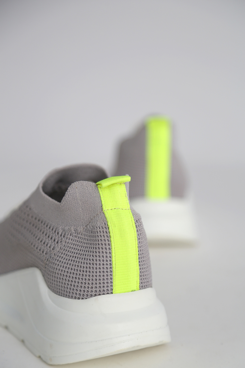 Gri Çorap Sneaker 