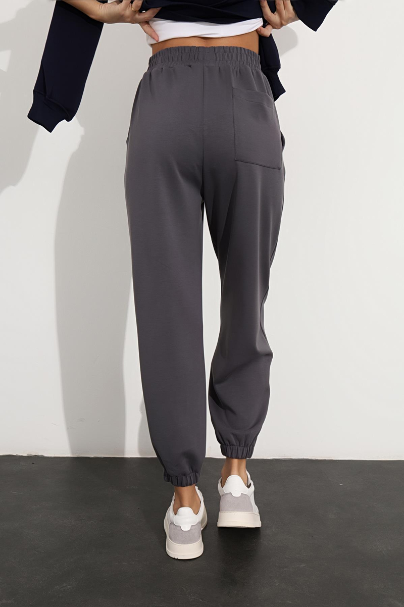 Gri Modal Jogger Eşofman 1593