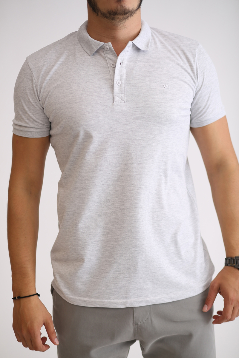 Gri Polo Yaka Tshirt 20201025