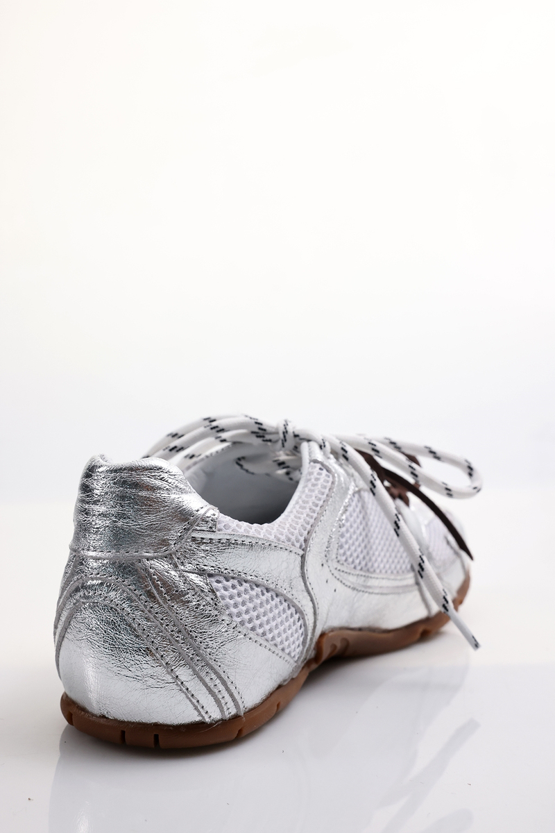 Gümüş Fileli Sneaker 24301