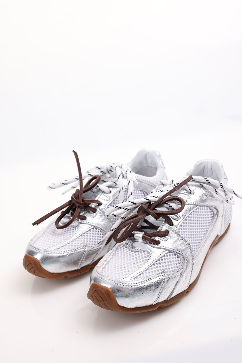 Gümüş Fileli Sneaker 24301