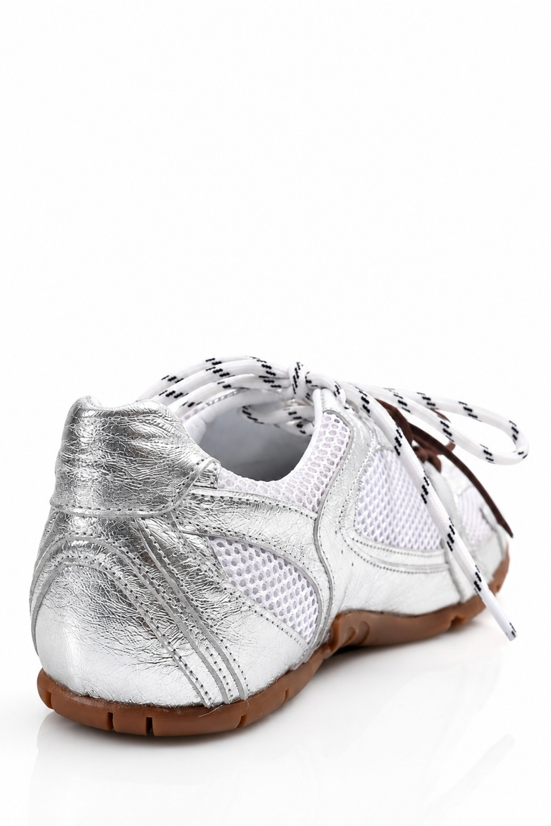 Gümüş Fileli Sneaker 24301