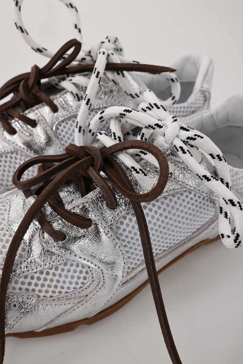 Gümüş Fileli Sneaker 24301