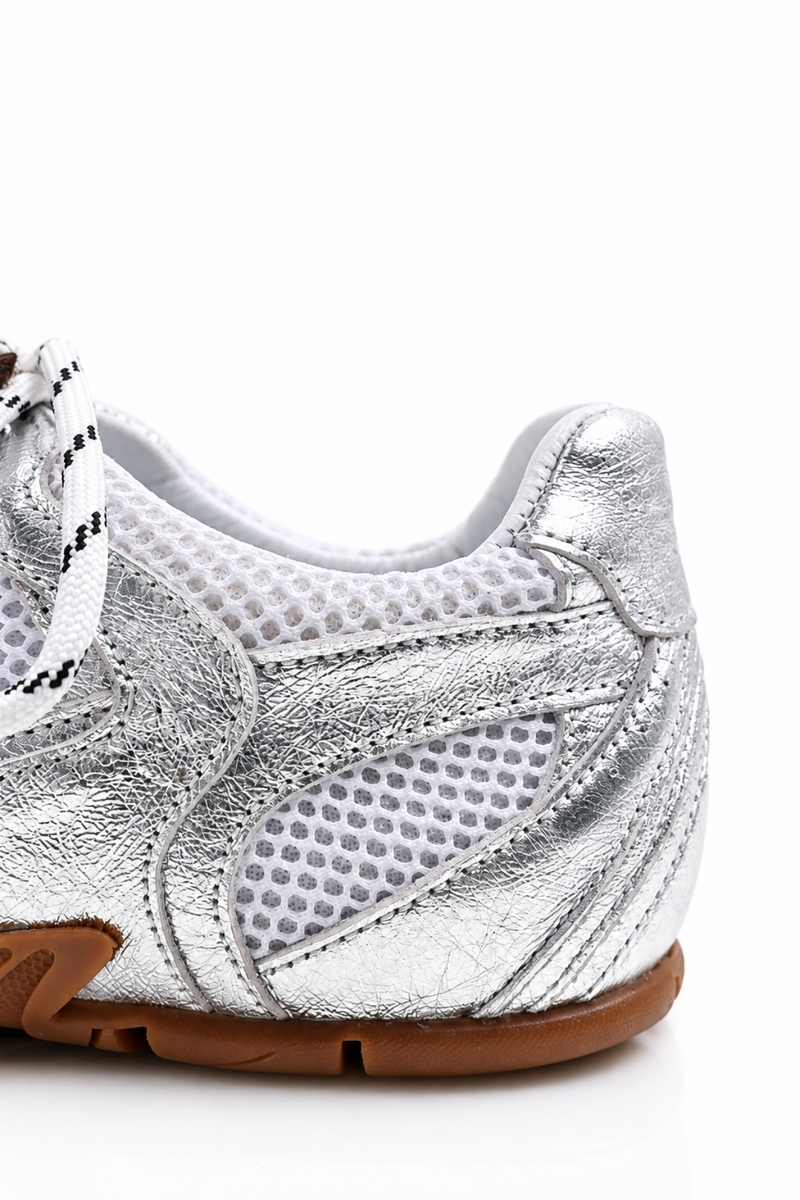 Gümüş Fileli Sneaker 24301