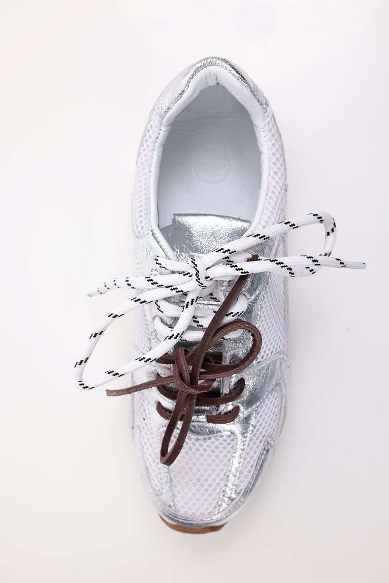 Gümüş Fileli Sneaker 24301