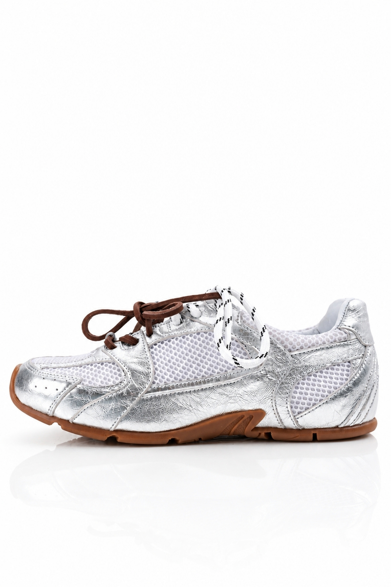 Gümüş Fileli Sneaker 24301