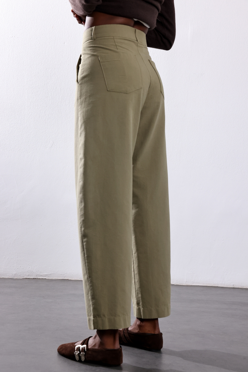 Haki Barrel Pantolon 