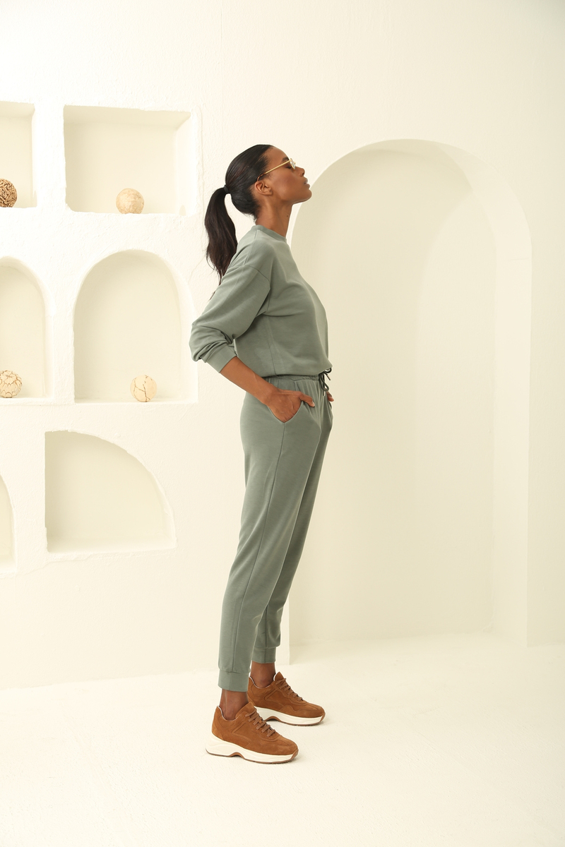 Haki Oversize Modal Takım 
