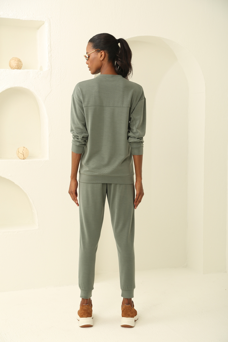 Haki Oversize Modal Takım 