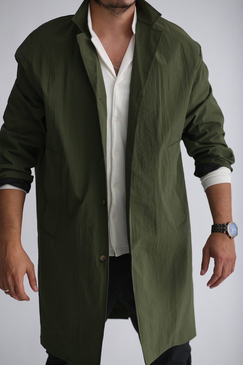 Haki Oversize Rüzgarlık 4494